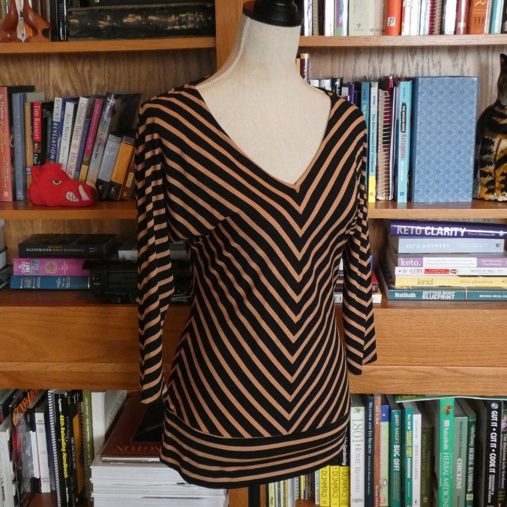 NWT Philosophy V-Neck Career Blouse - XS